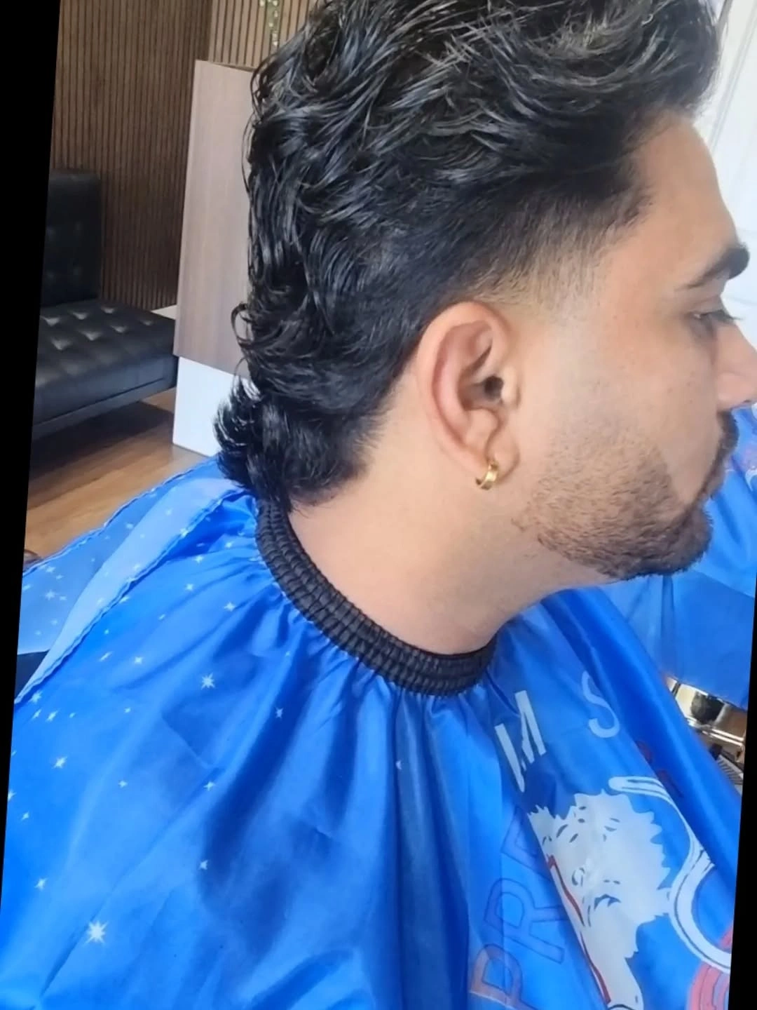 Textured wavy haircut at Good Hand Barber
